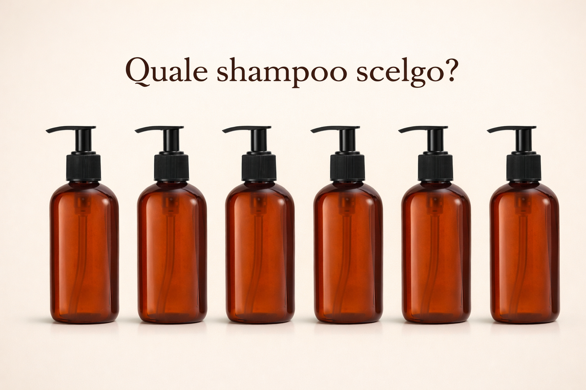 Flacone di shampoo professionale Remix per la scelta dello shampoo giusto